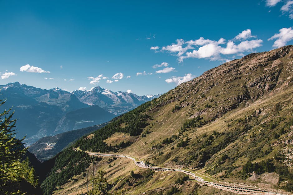  Bild einer Schweizer Landschaft mit Bergen und Seen als Symbol für die Schönheit der Schweiz